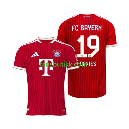 Fotballdrakt Bayern München Alphonso Davies 19 Hjemmetrøye 2026-2027 Kortermet